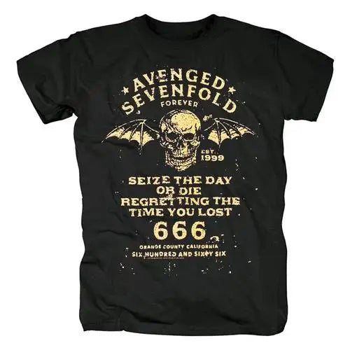 Harajuku Metalcore Avenged Sevenfold Rock T Shirt Hip Hop Streetwear T Shirt Heavy Metal Fashion Casual Plus Size T Shirt Women