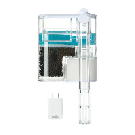 Aquariums Filter Fish Tanks Air-Pumps Wall-Mounted Filter Low Noise Water Waterfall Filter for Saltwater Freshwater