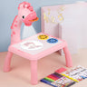 LED Projector Board Giraffe Hand Writing Painting Desk Children Drawing Table Kids Educational Learning Toys Gift Birthday Gift