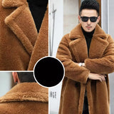 Fur Parkas Warm Men's Long Jacket New 2023 Winter Jacket Men Snow Wear Winter Coat Men's Clothing Thicken Warm Fleece Jackets