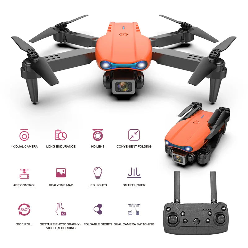 E99 K3 Drone With Camera Quadcopter Fpv Profesional Rc Plane Remote Control Helicopter Dron Hd 4k Professional Gift Toys.