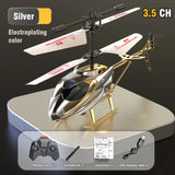 RC Helicopter 2.5CH Remote Control Airplane Kids Toy Resistant Collision Alloy Wireless Aircraft Toys for Boys Children Gifts