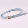 2023 Women Belts New PU Leather Simple Metal Buckle Belt Girls Dress Jean Pants Waistband Belts for Lady Luxury Designer Brand