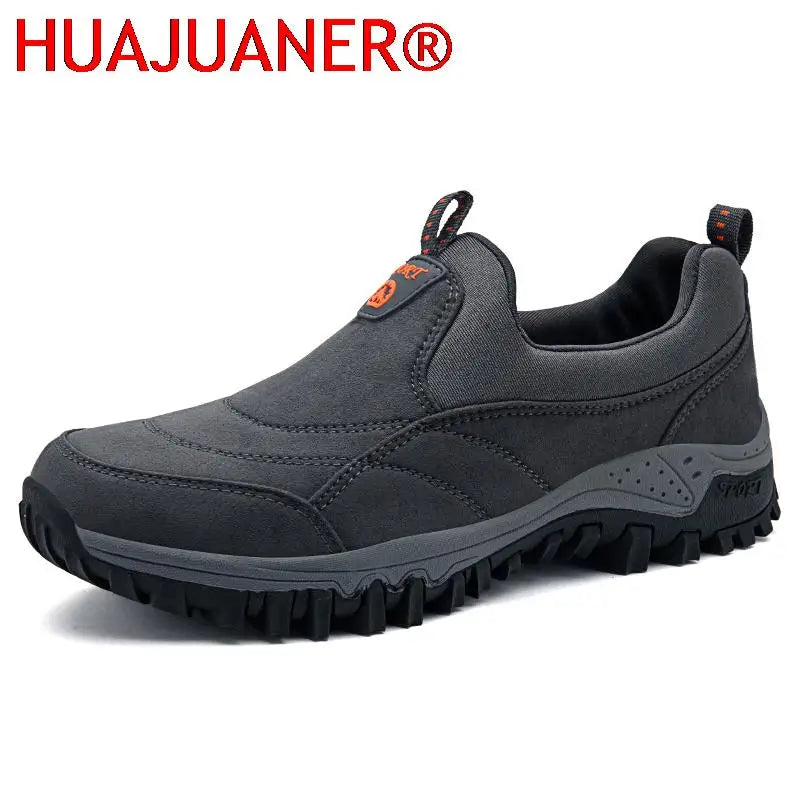 HUAJUANER Fall New Casual Shoes Mens Breathable Zapatillas Hombre 46 Large Size Slip-on Soft Platform Outdoor Men Sneakers