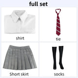 Anime Tokyo Revengers Tachibana Hinata Cosplay Costume White Shirt School Uniform JK Short Skirt Uniform Carnival Party Clothing