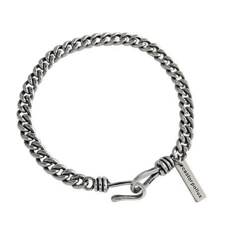 Evimi 925 Silver Color New Fashion English Letter Tag Thai Couple Bracelet For Women Men Jewelry S-B333