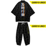 Two-piece Suit Plus Size S-6XL Loose Japanese Cardigan Women Men Cosplay Yukata Clothing Harajuku Samurai Kimono + Pants Sets