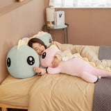 Huggable Big Long Cute Dinosaur Plush Toy Soft Cartoon Animal Angel Stuffed Doll Boyfriend Pillow Kids Girl Birthday Gift Decor