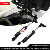 2pcs Motorcycle Struts Arms Lift Supports Shock Absorbers Lift Seat for Yamaha T MAX TMAX 500 530 T-MAX 530 2008-2018 2017 2016