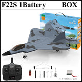 2024 New F22S 2.4G 4CH 3D6G RC Airplane Raptor F22 Warplane WLtoys A180 Upgrade Version LED Light With Gyroscope Out Door Toys