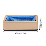 Automatic Disposable Shoe Cover Waterproof Overshoes Dispenser Portable Hand-Free Machine for Home Office Hospital Factory