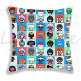 Cute Cartoon Toca Life World Pillow Case Home Decorative Pillowcases Bedroom/Sofa Cushion Covers 45*45cm Kids Anime Pillow Cover