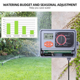 11 Station Garden Automatic Irrigation Controller Water Timer Watering System with EU standard Internal Transformer #10469