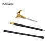 Golden Eagle Walking Stick with Hidden Plate Self Defense Fashion Cane Plate Halloween Cosplay Crosier Vampire Stick 93cm