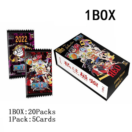 One Piece Collection Cards Box Booster Pack Anime Luffy Zoro Nami Chopper TCG Game Playing Game Cards