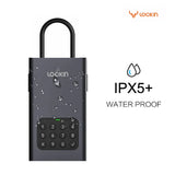 Lockin Tuya Smart Key Storage Lock Box IPX5 Waterproof Dynamic Password Key Safes Alloy BOX Bluetooth Remote Control Safe Box