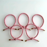 20PCS Stylish Women Elastic Hair Rubber Bands Bracelet Weaving Nylon Hairband For DIY Making Hair Tie Bracelet Accessories