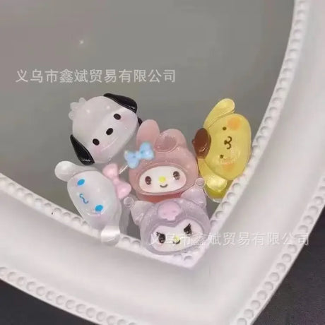 Cute Shoe Charms Decoration Fit Sandals Decorate Crooo Charms Jibz Hello Kitty Cinnamoroll Kuromi Kids X-mas Party Gifts