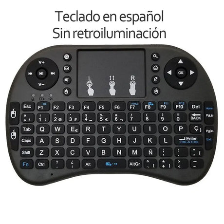 Colorful Backlight English Russian 2.4G Air Mouse Remote Touchpad for Android TV Box PC I8 Mini Wireless Keyboard