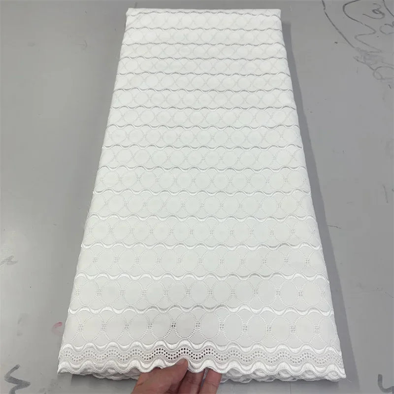 High Quality Swiss Voile Lace In Switzerland 100% Cotton Polish Dry Men Dress Lace fabric For Wedding Dresses Africa Fabrics