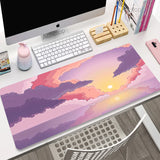 Kawaii Gaming Mouse Pad Large Mousepad Computer Game Keyboard Laptop Mouse Mat 400x900 Anime Desk Mats Play CS GO LOL Mause Pad