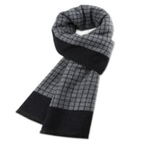 High Quality Men Scarf Autumn Winter Plaid Knitted Wool Muffler Male Business Classic Thick Warm Shawl Gentlemen Chrismas Gift