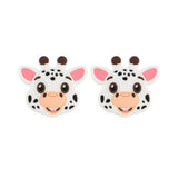 5/10 Pieces Brand New Giraffe Head Silicone Animal Beads Food Grade DIY Pacifier Chain Accessories Baby Toys BPA Free