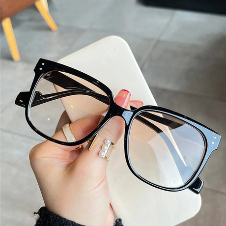 OEC CPO Square Goggles Sunglasses Women Fashion Oversized Punk Glasses Men Trendy Yellow Colors Shades Driving UV400 Eyewear