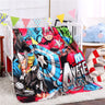 Disney Cartoon iron Man Spiderman Blanket Cartoon Printed Soft Boy Baby Coral Fleece Blankets Thick Warm Sofa Bed Sheets