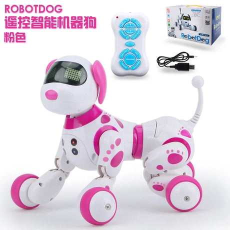 Programming Remote Control Dog Robots Toys Kids Girls Music Dancing Robotic Children Simulation RC Animals Boys Puzzle Smart Pet