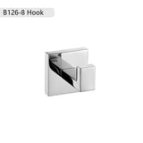 Mirror Chrome Polished Bathroom Hardware Stainless Steel Towel Rack Toilet Paper Holder Towel Bar Hook Bathroom Accessories