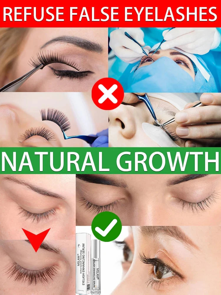 7 Days Fast Eyelash Growth Serum Longer Fuller Thicker Lashes Eyelashes Eyebrows Enhancer Eye Care Product Korean Cosmetics