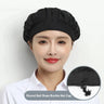 Black Adjustable Food Service Net Hat Kitchen Work Hats Canteen Restaurant Cook Caps Bakery Baking Workshop Breathable Work Cap