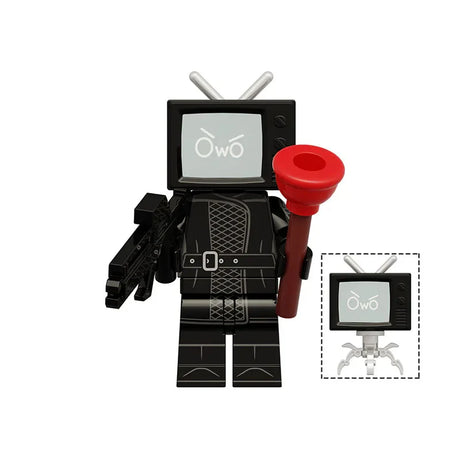 Skibidi Toilet Mini Building Block Anime Action Figure Super Titan TV Man Cameraman Assembly Toy Bricks Wholesale