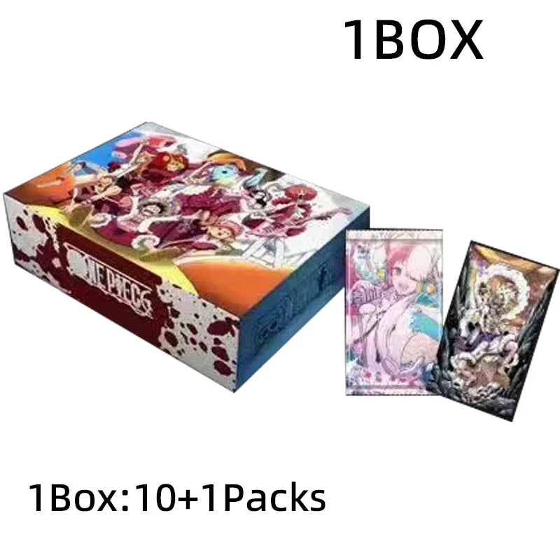 One Piece Collection Cards Box Booster Pack Anime Luffy Zoro Nami Chopper TCG Game Playing Game Cards