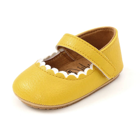 New Baby Shoes Baby Boy Girl Shoes Leather Rubber Sole Anti-slip Toddler First Walkers Infant Crib Shoes Newborn Girl Moccasins