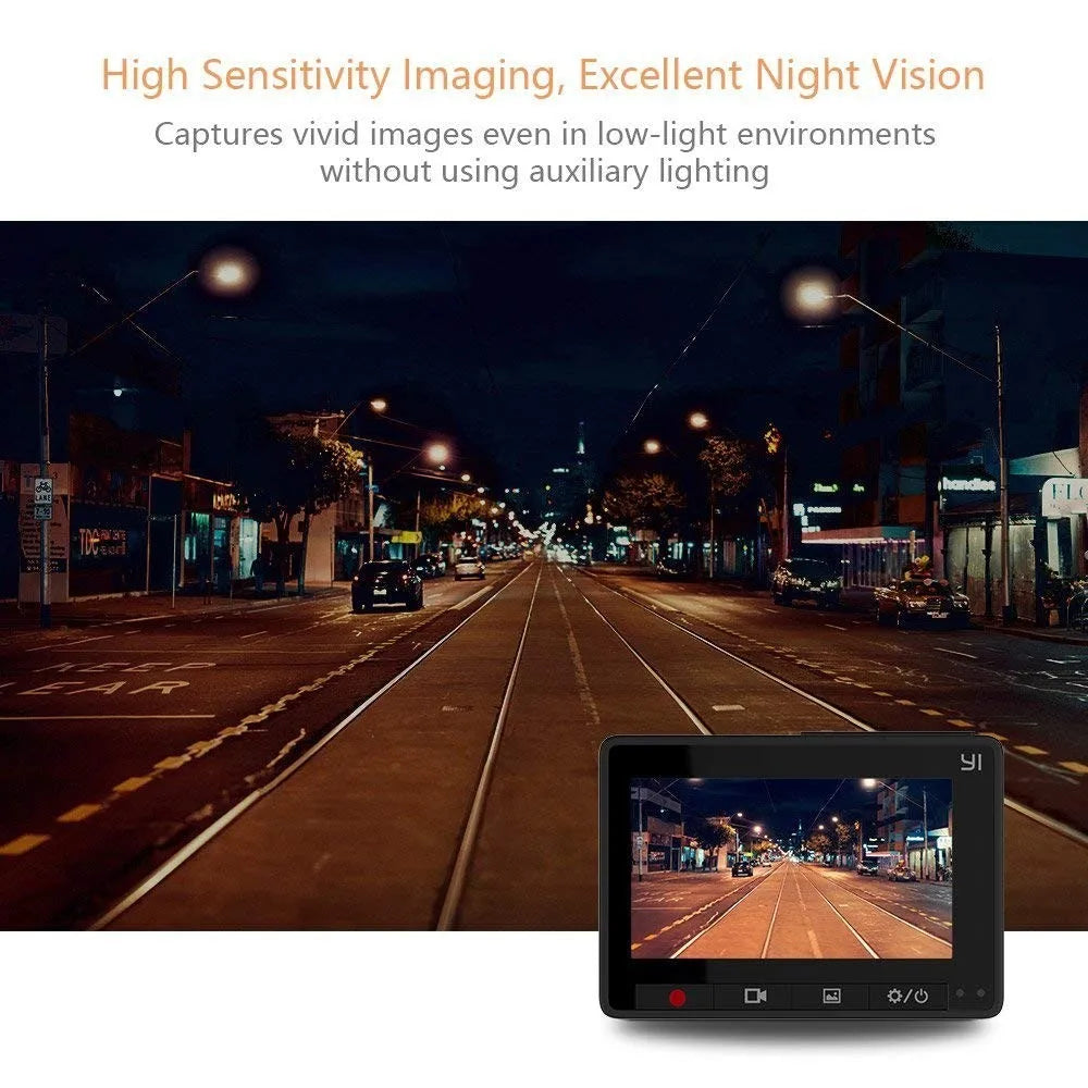 YI Smart Dash Cam For Car 2.7 Screen Full HD 1080P Chinese version
