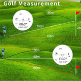 Inkersi Range Finder for Hunting Golf Rangefinder Laser Distance Meter TelescopeTelemeter 400M 1000M 1500M with Flag Pole Lock