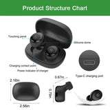 Rechargeable Bluetooth Hearing Aids Wireless Mini Adjustable Sound Amplifier Invisible Mobile Phones Audifonos Free Shipping