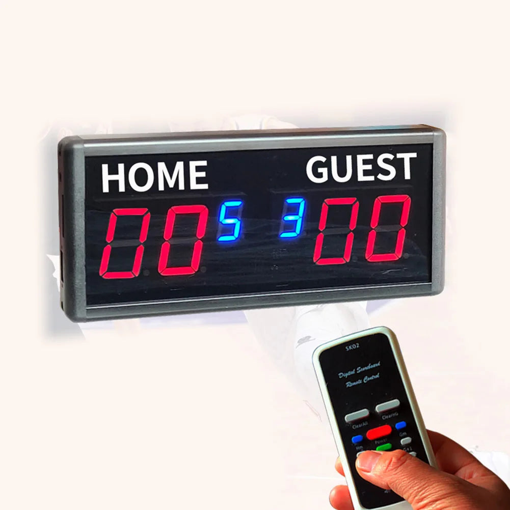 Features Electronic Scoreboard Basketball Scoreboard Suitable For Basketball Table Tennis And Badminton Tennis