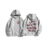 Anti Social Lifting Club Winter Sweatshirt Plus Size Hoodie Sweater Women's Sayings Quote Letters Printed Autumn Female Clothing