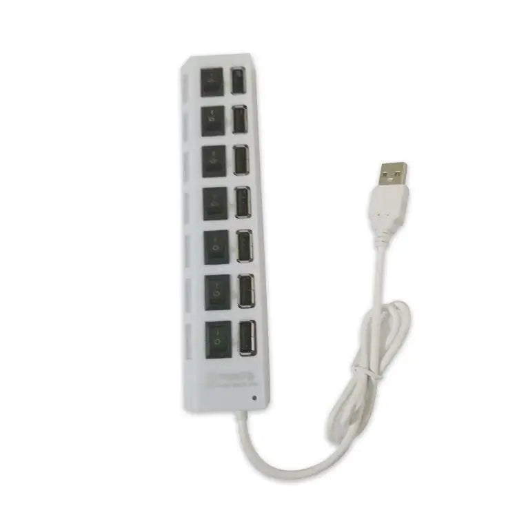 1~8PCS USB Hub USB 2.0 Hub Multi USB Splitter 3 Hab Use Power Adapter Multiple Expander 2.0 Hub With Switch For Laptop