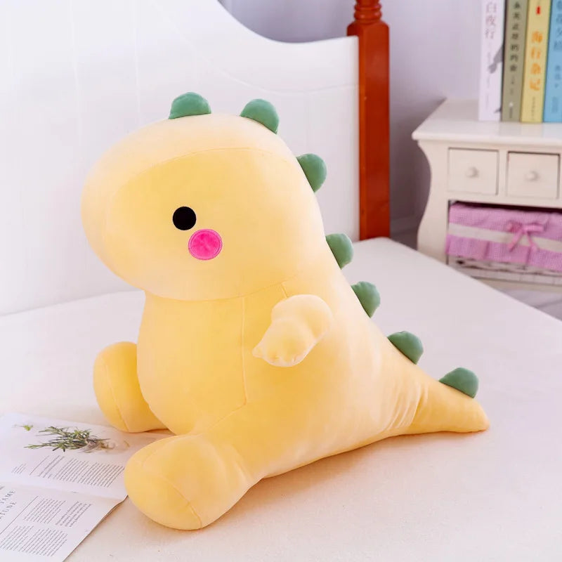 25/30cm Super Soft Lovely Dinosaur Plush Doll Cartoon Stuffed Animal Dino Toy for Boys Girls Hug Doll Sleep Pillow Home Decor