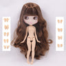 ICY DBS Blyth Doll 1/6 Joint Body 30CM BJD toys Natural shiny face with extra hands AB DIY Fashion Dolls girl gift