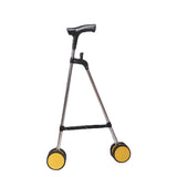 Elderly crutches with wheels Mobile  folding crutches shopping Walking aids Gifts to Elderly