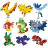 Pokemon Dracaufeu Cartoon Building Blocks Anime Characters Groudon Rayquaza Animal Mini Action Figure Educational Toys Kid Gifts