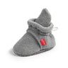 Newborn Baby Socks Shoes Boy Girl Star Toddler First Walkers Booties Cotton Comfort Soft Anti-slip Warm Infant Crib Shoes