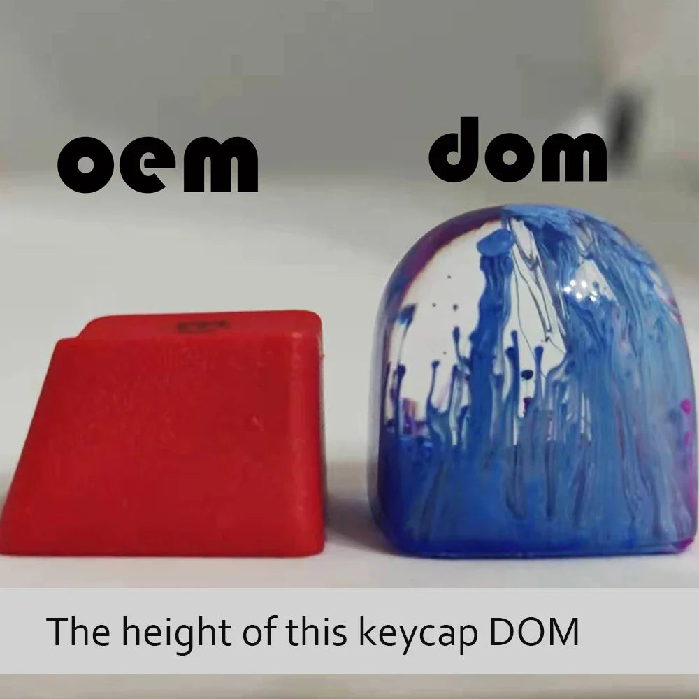 Personality Handmade Keycap For Cherry Mx Switch Gamer Mechanical Backlit Keyboard DOM Keycaps Replace Artisan Resin RGB Keycaps