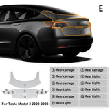 TOPEISHUNG For Tesla Model Y 3 Car Sticker 2020-2024 Paint Protection Film Clear Bra PPF Anti Scratch PreCut Car Body Film Cover