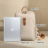 Women Carry-on Backpack Elegant Waterproof Anti-theft Travel Bag Casual Academy High School Laptop Backpack Girl's Oxford